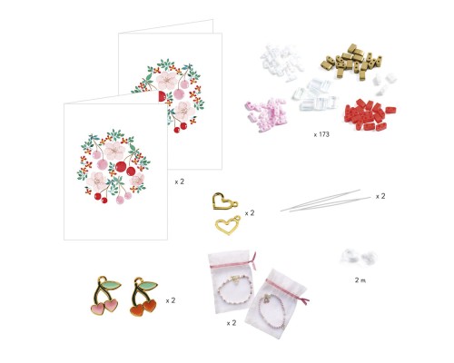 Набір для творчості Djeco Вишні виготовлення браслетів дружби (DJ00017)