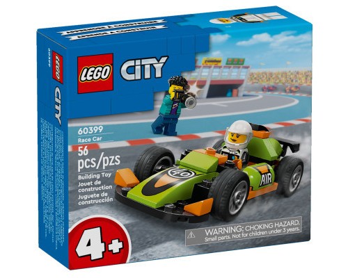 Конструктор LEGO City Зелений автомобіль для перегонів 56 деталей (60399)