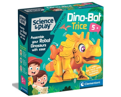 Конструктор Clementoni Dino Bot Triceratops, серія Конструктор Clementoni Dino Bot Triceratops, серія