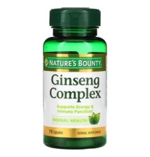 Трави Nature's Bounty Комплекс женьшеню, Ginseng Complex, 75 капсул (NRT11932)