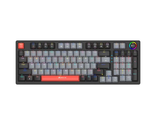 Клавіатура Xtrike ME GK-987 RGB Mechanical USB UA Grey/Black (GK-987GBRUA)