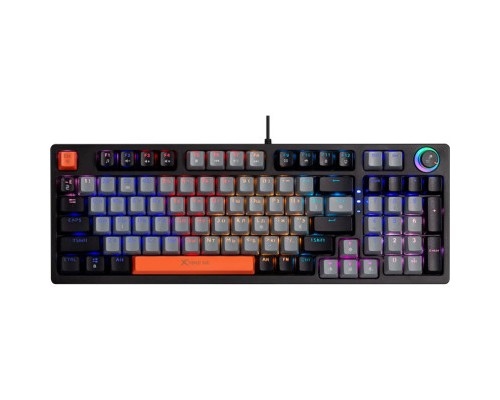 Клавіатура Xtrike ME GK-987 RGB Mechanical USB UA Grey/Black (GK-987GBRUA)