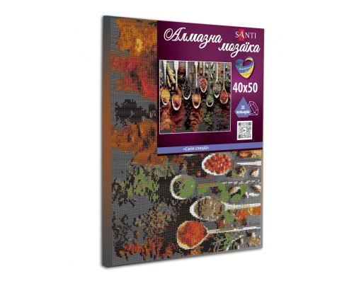 Картина по номерам Santi Світ спецій 40*50 см алмазна мозаїка (954715)