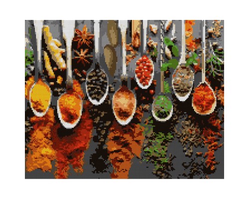 Картина по номерам Santi Світ спецій 40*50 см алмазна мозаїка (954715)