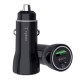 Зарядний пристрій T-Phox Rapid T-C08 Car Charger PD20W + QC3.0 18W Black (T-C08 Black)