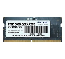 Модуль пам'яті для ноутбука SoDIMM DDR5 16GB 5600 MHz Patriot (PSD516G560081S)