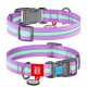 Нашийник для тварин WAUDOG Nylon з QR паспортом пластиковий фастекс Ш 25 мм Д 37-58 см фіолетовий (45659)