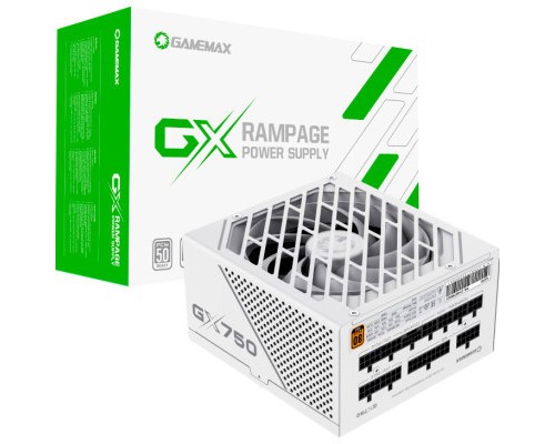 Блок живлення Gamemax 750W (GX-750 PRO WH (ATX3.0 PCIe5.0))