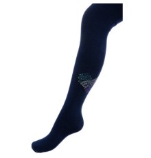 Колготки дитячі BNM з серцем зі страз (M0C0302-2032-5G-blue)