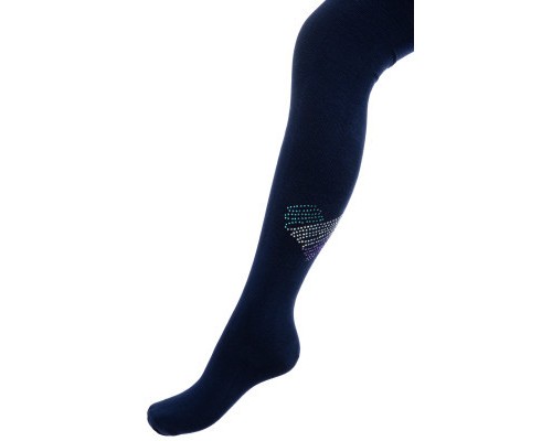 Колготки дитячі BNM з серцем зі страз (M0C0302-2032-5G-blue)
