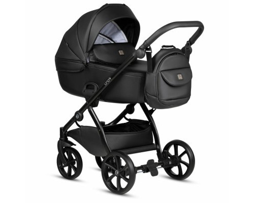 Коляска TUTIS 2 в 1 Uno5+ Leather collection Jet Black (1402699)
