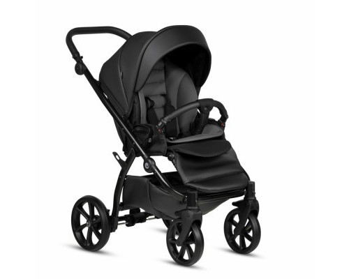 Коляска TUTIS 2 в 1 Uno5+ Leather collection Jet Black (1402699)