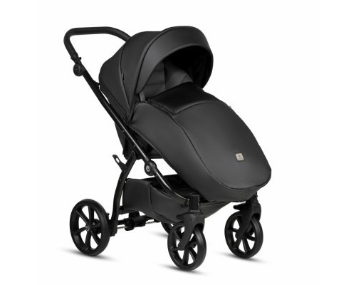 Коляска TUTIS 2 в 1 Uno5+ Leather collection Jet Black (1402699)