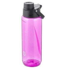 Пляшка для води Nike TR Renew Recharge Chug Bottle 24 OZ рожевий, чорний, білий 709 мл N.100.7636.644.24 (887791733290)