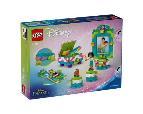 Конструктор LEGO Disney Classic Фоторамка й скриня для прикрас Мірабель 334 деталі (43239)