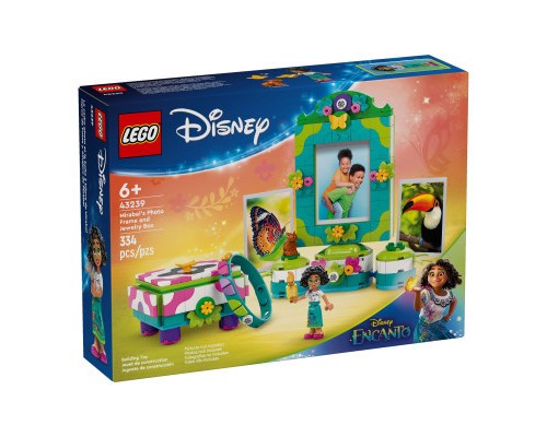 Конструктор LEGO Disney Classic Фоторамка й скриня для прикрас Мірабель 334 деталі (43239)