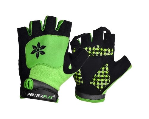 Велорукавиці PowerPlay 5284 B Зелені S (SALE_5284B_S_Green)