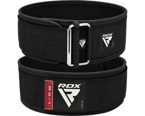 Атлетичний пояс RDX RX1 Weight Lifting Belt Black M (WBS-RX1B-M)