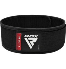 Атлетичний пояс RDX RX1 Weight Lifting Belt Black M (WBS-RX1B-M)