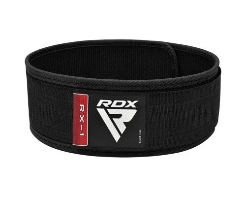 Атлетичний пояс RDX RX1 Weight Lifting Belt Black M (WBS-RX1B-M)