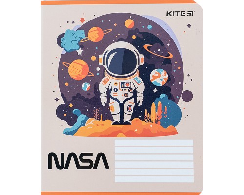 Зошит Kite NASA 12 аркушів, клітинка (NS24-232)