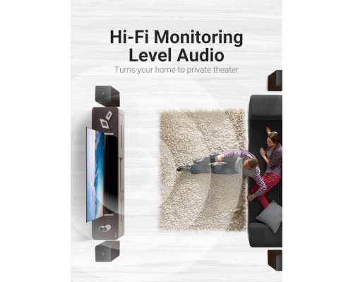 Кабель мультимедійний HDMI to HDMI 2.0m V2.1 8K 60Hz Silver Metal Type Vention (ALCIH)