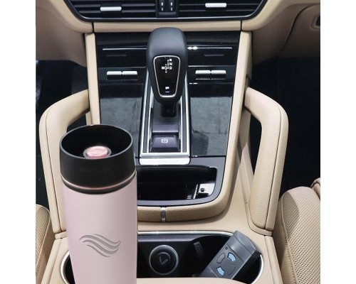 Термокружка Tavialo матовий світло-рожевий колір + 2 ущільнювальних кільця 460 мл (190460106)