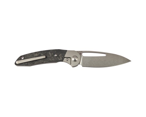 Ніж Artisan Tylos S35VN Titanium and Marbled CF (1854G-MCF)