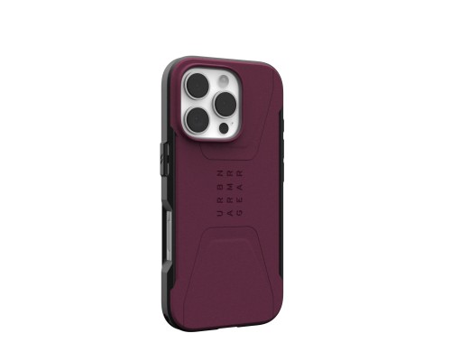 Чохол до мобільного телефона UAG iPhone 16 Pro Civilian Magsafe Bordeaux (114444119049)