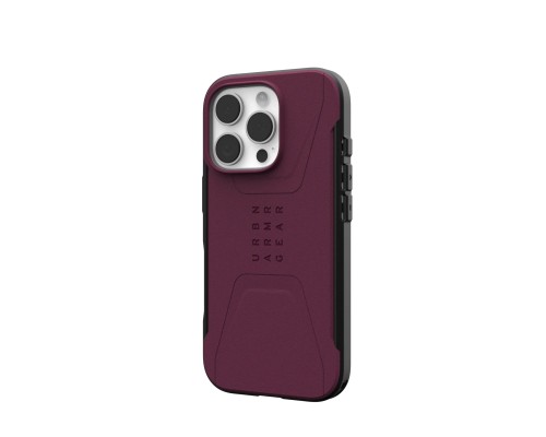 Чохол до мобільного телефона UAG iPhone 16 Pro Civilian Magsafe Bordeaux (114444119049)