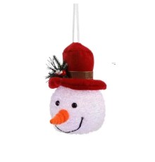 Ялинкова іграшка Luca Lighting Сніговик 14 см Червоний (8718861682953RED)