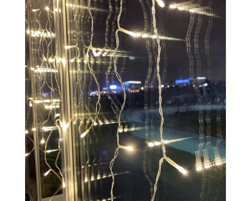 Гірлянда ColorWay Бахрома 3 м x 0.6 м 100 Led IP20 кольорова USB (CW-GF-100L36UMC)