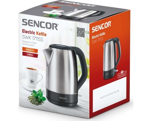 Електрочайник Sencor SWK 1711SS (SWK1711SS)