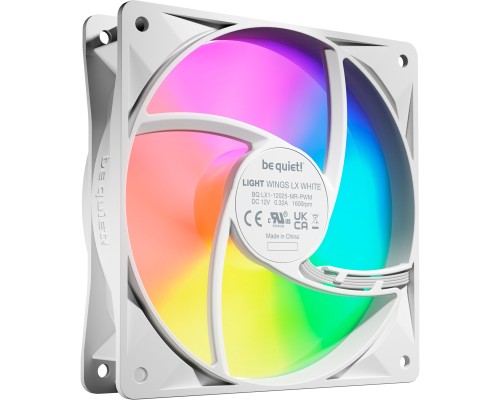 Кулер до корпусу Be quiet! LIGHT WINGS LX 120mm PWM білий в комп (BL122)