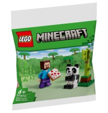 Конструктор LEGO Minecraft Стів і малюк-панда (30672)