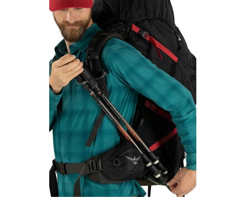 Рюкзак туристичний Osprey Aether Plus 100 black - S/M - чорний (009.2426)
