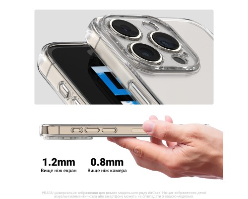 Чохол до мобільного телефона Armorstandart Air Samsung S25 Camera cover Clear (ARM81591)