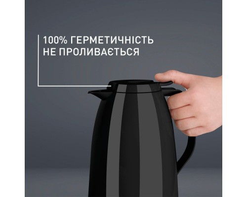 Термос Tefal Mambo, 1.5л, пластик, чорний (K3037212)
