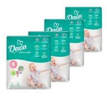 Підгузки Dada Extra Soft Extra Розмір 6 Large (16+ кг) 4 упаковки по 38 шт (152 шт) (4820174989576)