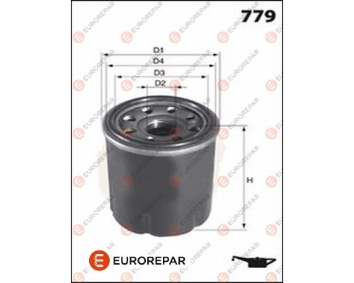 Фільтр масляний EUROREPAR 1637766680