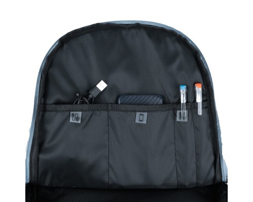 Рюкзак шкільний GoPack Education Teens 140 сіро-блакитний (GO25-140L-2)