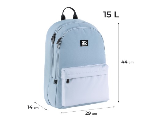 Рюкзак шкільний GoPack Education Teens 140 сіро-блакитний (GO25-140L-2)