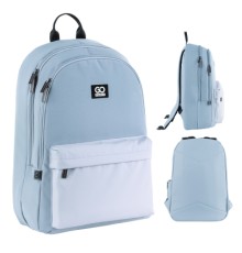 Рюкзак шкільний GoPack Education Teens 140 сіро-блакитний (GO25-140L-2)