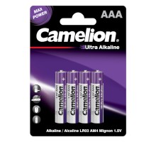 Батарейка Camelion AAA LR03 Ultra Alkaline * 4 (LR03-BP4UT)