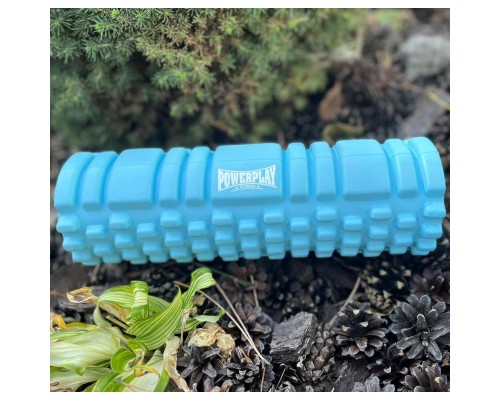 Масажний ролик PowerPlay 4342 Massage Roller 30x10см Синій (PP_4342_Blue)