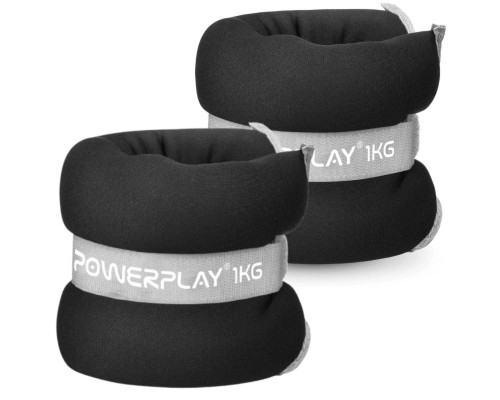 Обважнювач PowerPlay PP-4349 Ankle/Wrist Weights 1 х 2 шт Чорні (PP_4349_Black_1)