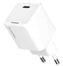 Зарядний пристрій ColorWay GaN Mini 30W PD Port PPS USB-C white (CW-CHS054PD-WT)