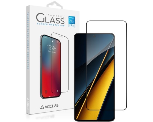 Скло захисне ACCLAB Full Glue Xiaomi Poco X6 Pro Black (1283126588679)