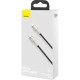 Дата кабель USB-C to Lightning 2.0m Cafule Metal PD 20W black Baseus (CATLJK-B01)