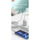 Дата кабель USB-C to Lightning 1.0m 27W braided XO (NBQ236A_White)